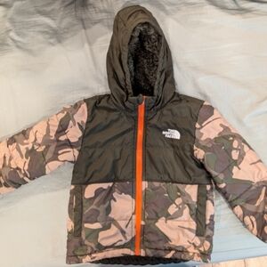 THE NORTH FACE Boys Reversible Mount Chimbo Full Zip Hooded Jacket 3T